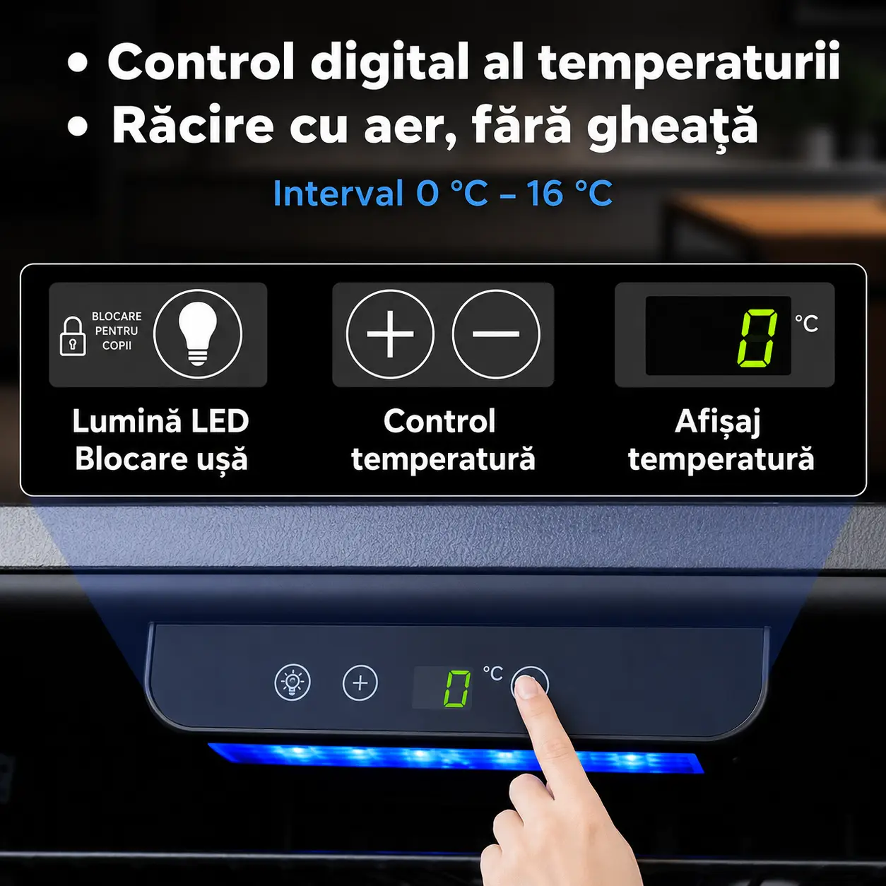 COWSAR Mini Frigider pentru Băuturi 91 L cu rafturi ajustabile — imaginea 4